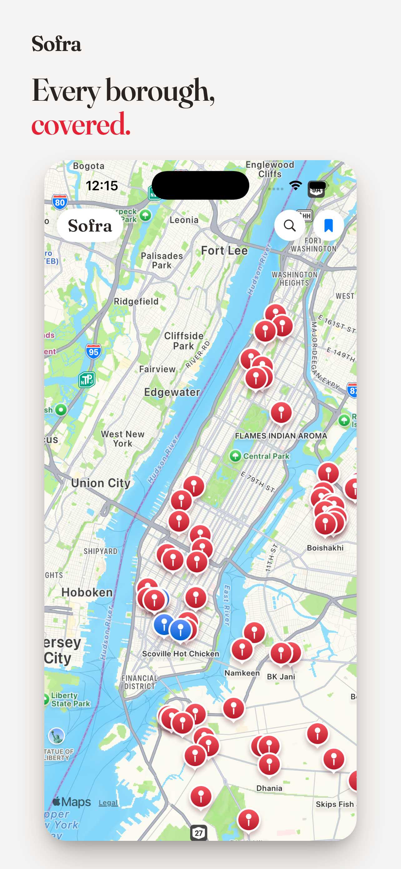 Borough coverage